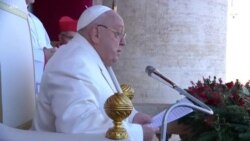 Pour Noël, le pape lance un appel à la paix dans le monde