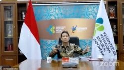 Menkes Budi Gunadi Sadikin dalam telekonferensi pers di Jakarta , Senin (8/4) mengatakan telah ditemukan lagi empat kasus COVID-19 varian baru B117 asal Inggris di Indonesia (Foto: VOA)