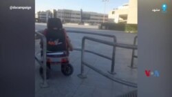 انتقاد یک شهروند از دسترسی دشوار ورودی متروی مشهد برای افراد دارای معلولیت