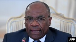Léonard She Okitundu, ministre des Affaires étrangères de la RDC, lors d’une réunion à Moscou, Russie, 22 mars 2017. 