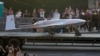 A Turkish-made Bayraktar TB2 drone is seen during a rehearsal of a military parade dedicated to Independence Day in Kyiv, Ukraine, Aug. 20, 2021. 