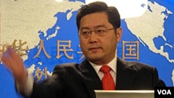 Juru Bicara Kemenlu China, Qin Gang mengumumkan tambahan bantuan bagi topan Haiyan di Filipina, namun masih lebih kecil dari komitmen negara-negara besar lainnya (foto: dok). 