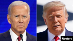 Joe Biden dan Donald Trump. (Foto: Reuters)