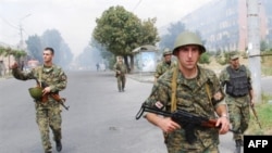 Georgia -- South Ossetia Georgian troops, 09Aug2008
