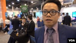 Milo Lu of HuangHua Group China. (G. Flakus/VOA)