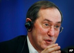 Claude Guéant à Sofia, le 18 avril 2011.