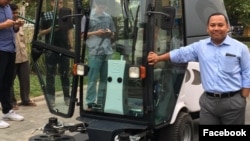 Long Dimanche, a former Phnom Penh City Hall spokesperson, is recently appointed as the Cambodian Ambassador to South Korea. (Courtesy photo of Long Dimanche's Facebook)