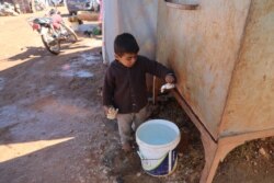 Nearly a fourth of the population of Syria lives in the last opposition stronghold in the north and 1.5 million people are displaced, on March 3, 2021 in Idlib, Syria. (Mohammad Daboul/VOA)