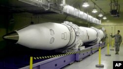 The U.S. is expanding its missile defense system at Fort Greely, Alaska, shown here in a 2007 photograph, but at the same time is scaling down its system in Europe. 