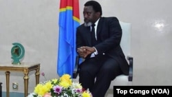 Nikki Haley et Joseph Kabila, Kinshasa, RDC, le 27 octobre 2017 (VOA/Top Congo)