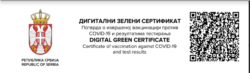 Digitalni zeleni sertifikat - potvrda o vakcinaciji, preležanoj bolesti i testovima na kovid