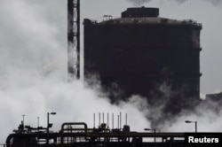 A general view shows the Tata steelworks in the town of Port Talbot, Wales, Britain, March 30, 2016.