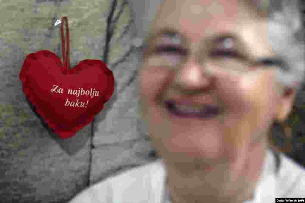 Serbia Granny's Kitchen: On the heart is written: ''For the best granny!''