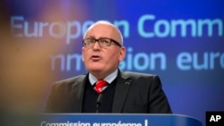 ევროკომისიის ვიცე-პრეზიდენტი ფრანს ტიმერმანსი