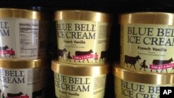 Es Krim Blue Bell ditarik dari pasaran sejak April 2015, terkait isu bakteri listeria (Foto: dok).