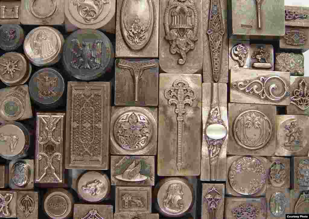 Kohl creates vintage jewelry using thousands of 3-D molds, also known as hubs. (Courtesy Hugo Kohl)