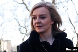 资料照：英国外交大臣利兹∙特拉斯