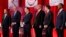 Republican presidential candidates take the stage before the CBS News Republican presidential debate at the Peace Center, Feb. 13, 2016, in Greenville, S.C.