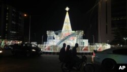 ኣብ ከተማ ሌጎስ ናይጀርያ ዝርከብ መብራህቲ በዓል ልደት - 20 ታሕሳስ 2024