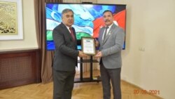 O'zbekiston elchisi Alisher A'zamxo'jayev va Muhammad Usmon Bek