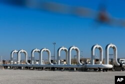 The Keystone pumping station, into which the planned Keystone XL pipeline is to connect to, is seen in Steele City, Neb., Tuesday, Nov. 3, 2015. TransCanada, the company behind the project, said Monday it had asked the State Department to suspend…