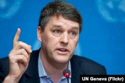 Herve Verhoosel à Genève le 19 novembre 2013.