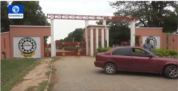 Kofar Kwalejin Kimiyya ta Nuhu Bamalli a Kaduna (Hoto: Facebook/ Channels TV)