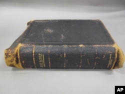 This was the most familiar book, used for oath-taking, in most U.S. courtrooms until a fatter one with lots of words came along.