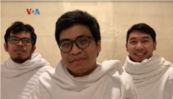 Aswin Mauludy Naufalfarras (tengah) dan dua mahasiswa doktoral, Akbar Nugroho Wicaksono dan Indra Arifianto (foto: courtesy).