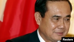 Thailand's Prime Minister Prayuth Chan-ocha at the Government House in Bangkok, Oct. 20, 2014.