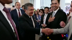 Mirziyoyevning Jahon bankida o'zbekistonliklar bilan uchrashuvi