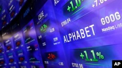 Harga saham Alphabet di Nasdaq tahun lalu (foto: ilustrasi).