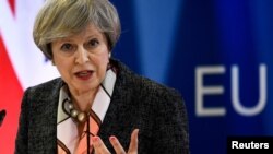 Perdana Menteri Inggris Theresa May (foto: dok).