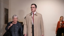 前特朗普高级国安顾问莫里森抵达国会，准备在闭门听证会上作证。(2019年10月31日)