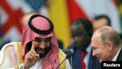 Mohamed bin Salman i Vladimir Putin na samitu G20