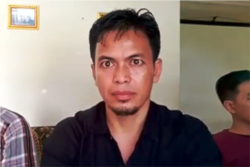 Edi Arsadad dari Panguyuban Keluarga dan Korban Talangsari Lampung. (Foto: VOA/Nurhadi Sucahyo)