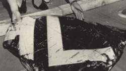 ჩამოგდებული Korean Air Lines-ის Boeing 747-ის ფრაგმენტი