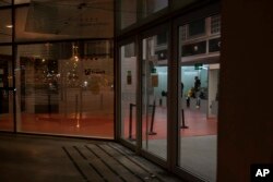 Unaccompanied minors from Morocco seek shelter at a police station in Barcelona, Spain, Nov. 9, 2018.
