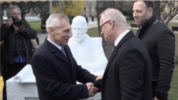 Svečano otkrivanje spomenika Nikolaja Krasnova u Beogradu