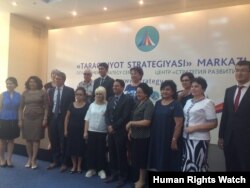 HRW Toshkentda siyosiy arboblar va fuqaro jamiyati vakillari bilan, sentabr, 2017