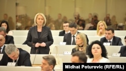 Borjana Kršto, članica Kolegija Predstavničkog doma Parlamentarne skupštine BiH , decembar 2014.