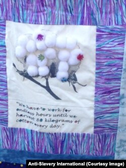 O'zbekistonda majburiy mehnatga qarshi kurashayotgan "Paxta kampaniyasi" Vashingtonda Jahon banki oldida namoyish o'tkazib, bu tashkilotni respublikaga kredit bermaslikka chaqirdi