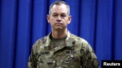 Panglima Gugus Tugas Operasi Gabungan Inherent Resolve, Letjen Sean MacFarland di Baghdad, Irak (foto: dok).