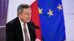 Perdana Menteri Italia Mario Draghi dalam sebuah kesempatan di Roma pada 31 Oktober 2021. (Foto: AP)