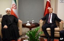 Eron va Turkiya rahbarlari, BMT, Nyu-York, 20-sentabr, 2016