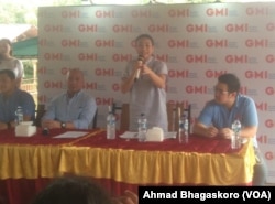 Rahayu Saraswati Djojohadikusumo (berdiri). (Foto: VOA/Ahmad Bhagaskoro)