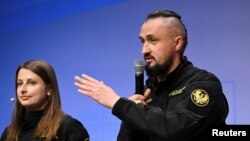 Экс-министр стратегических отраслей промышленности Александр Камышин в Берлине, 11 июня 2024 года