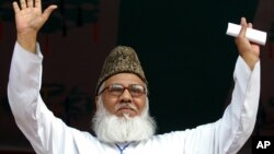 FILE - Maulana Matiur Rahman Nizami, chief of Bangladesh's fundamentalist Jamaat-e-Islami party.