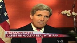 Kerry: Iran Nuke Deal a Good First Step