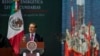 Mexican President Enrique Pena Nieto speaks during a signing ceremony for a historic energy reform bill, at the National Palace in Mexico City, Aug. 11, 2014.